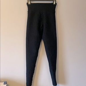 Booty by Brabants croco skin leggings black